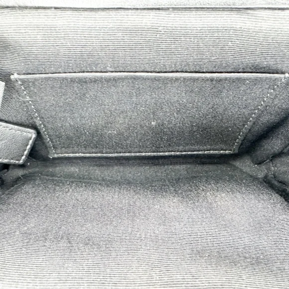 🖤 Coach Black Leather Kisslock Frame Wristlet Clutch - Picture 5 of 7